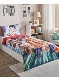 اشتري Dragon Ball Z 2-Piece Single Comforter Set - 135x220 cm في السعودية