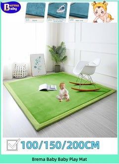 Buy Baby Play Mat Coral Velvet Nursery Rug Extra Thick Kids Crawling Foam Floor for Babies, Kids  Thick Playmat for Babies, Toddlers - Crawling Mat in Saudi Arabia