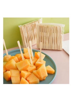 Buy 50 Small Wooden Forks For Fruits And Sweets in Egypt