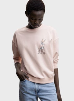 Buy Crew Neck Graphic Sweatshirt in UAE