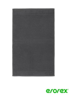 Buy Bath mat dark grey 50x80 cm in Saudi Arabia