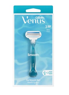 Buy Gillette Venus Smooth Handle With 2 Blades in Saudi Arabia