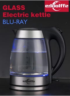 Buy Electric Kettle Glass Electric Water Pot Coffee Kettle 1850W Power 1.7L Capacity for Home Office Dormitory in Saudi Arabia