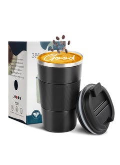 Buy Stainless Steel Vacuum Insulated Tumbler, Travel Coffee Mug Spill Proof with Lid, Thermos Cup, Reusable Coffee Cup for Hot and Cold in Saudi Arabia