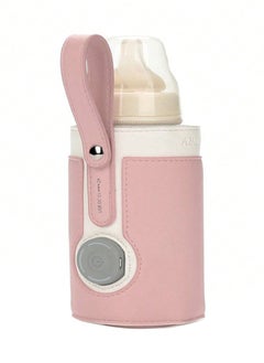 Buy Intelligent Baby Bottle Warmer With 3 Grades Temperature Adjustment For Baby, Pink in Saudi Arabia