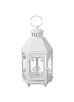 Buy Lantern For Tealight, In/Outdoor, White, 21 Cm in Saudi Arabia