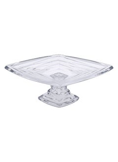 اشتري Crystal Serving Stand - Clear 30.5cm في مصر