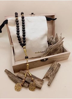 Buy 60g Cambodian AA Grade Agarwood and Prayer Beads Gift Set in UAE