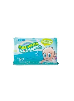 Buy Wet Wipes Pure Water 80 Sheets in UAE