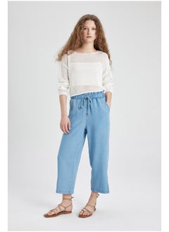 اشتري Woman Culotte Denim Trousers في مصر