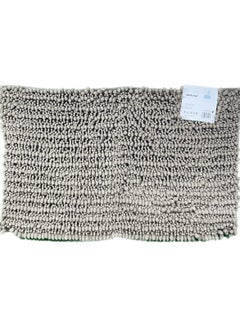Buy Soft padded non-slip cotton mat dark beige in Saudi Arabia