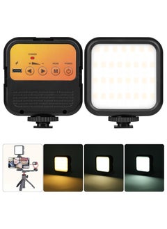 Buy LED Video Light with 3 Cold Shoes, 3 Modes Dimmable 3000K-7000K nikon Camera Light, sony Camera Light ，Video Conference Light, LED Photo Panel Light for Apple Macbook,IPAD,Thinkpad, Video Conference in Saudi Arabia