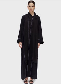 Buy Wide Sleeve Knitted Abaya in UAE