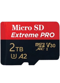 اشتري بطاقة Micro SD عالية السرعة بسعة 2 تيرابايت بطاقة ذاكرة Micro SD TF بطاقة فلاش 2 تيرا بايت Micro SD للهاتف كاميرا الكمبيوتر في الامارات
