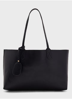 Buy Reversible Bicolour Tote With A Pouch in UAE