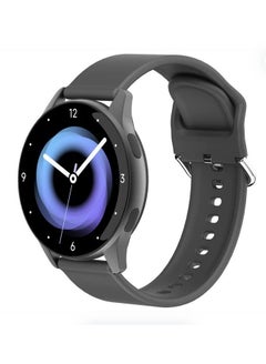Buy Smart watch for Men, Women - Jet Black, Pebble Dart Gorilla Glass, 1.28" Round HD Display, Bluetooth Calling, AI Voice Assistant with Black Stylish Strap, Fitness Tracking & Sleep Monitor in UAE