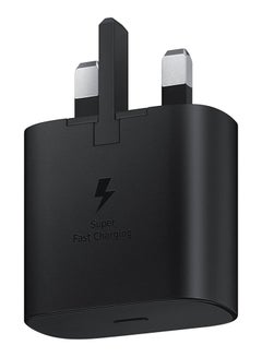 اشتري PD 25W Super Fast Charger USB-C Power Adapter For Samsung Black في السعودية