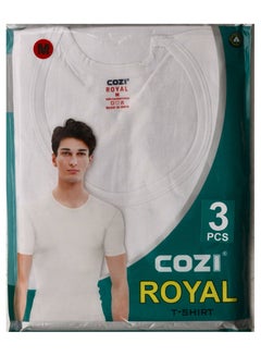 اشتري قميص داخلي رجالي من Cozi Royal مكون من 3 قطع برقبة دائرية في الامارات