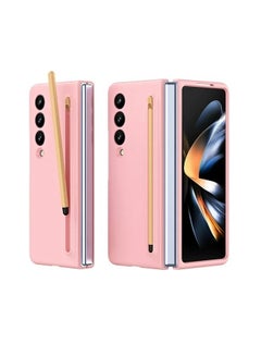 Buy Case Compatible with Samsung Galaxy Z Fold 5 Case, [S Pen Included] PC Shockproof Full Protection Cover for Z Fold 5 Case - (Pink) in Egypt