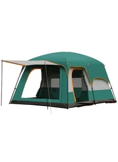 Buy Outdoors Two Rooms And One Living Room 5-8 Persons Camp Portable Double-Deck Big Tent in Saudi Arabia