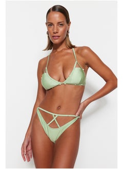 اشتري Green Cut Out/Window High Leg Bikini Bottom TBESS23BA00014 في مصر