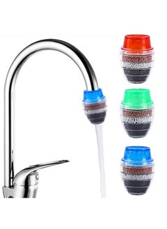 Buy Easy to install 3-layer water purification faucet filter - multi-color in Egypt