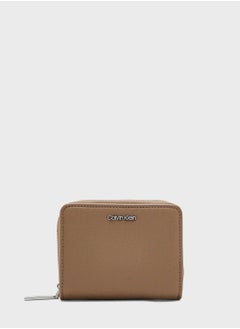 Buy Logo Detailed Zip Over Wallet in Saudi Arabia