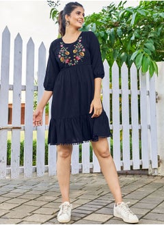 Buy Embroidered Rayon Summer Wear Kurti in UAE