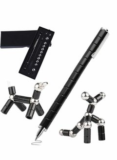 اشتري Magnetic Fidget Pen for Stress Relief, Versatile Metal Ballpoint Pen with Magnet Features, Ideal for Writing and Relaxation في الامارات