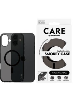 اشتري CARE by PanzerGlass® Smokey MagSafe Phone Case for Apple iPhone 16 Plus, Drop-Tested 4.8m, Recycled Plastic, Anti-Yellowing Guarantee, Enhanced Camera Protection في الامارات