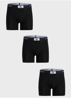 Buy 3 Pack Logo Band Trunks in UAE