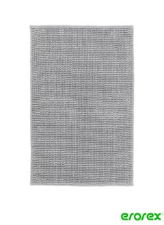 Buy Bath mat grey mélange 50x80 cm in Saudi Arabia