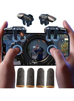 YSSHUI PUBG Mobile Trigger, 16 Shots Per Second Auto High Frequency Click Mobile Game Controllers For PUBG/Fortnite/Rules Of Survival Gaming Grip And Gaming Joysticks For Android IOS Phone