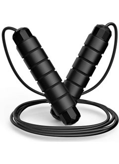 Buy Jump Rope, Tangle-Free Rapid Speed Jumping Rope Cable with Ball Bearings for Women, Men, and Kids, Adjustable Jumping Rope for Workout,Exercise JumpRope for Weight-loss in UAE