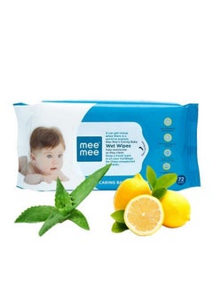 Buy Baby Gentle Wet Wipes With Lemon Extracts ;72 Pcs; Pack Of 1 in Saudi Arabia