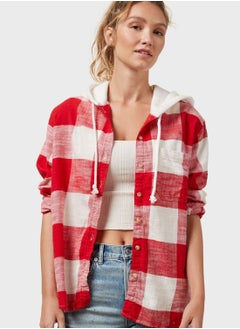 Buy Checked Hoodie in Saudi Arabia