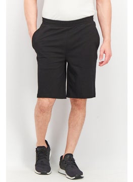 اشتري Men Plain Pull On Shorts, Black في السعودية