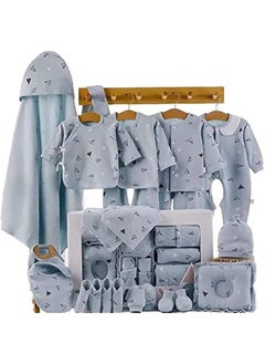 Buy Baby Newborn Essentials Layette Gift Set with Box 22 Piece Baby Girl Boys Gifts Premium Cotton Baby Clothes Accessories Set Fits Newborn Baby Suit Set Cuddle Strap Bib Gloves Saliva Towel Pillow in Saudi Arabia