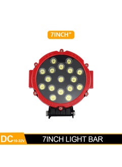 Buy 7-inch round 51W car LED work light Inspection light work light engineering vehicle off-road modification light high powerRed 7inch Red 7inch in Saudi Arabia