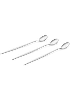 اشتري Vexana 3-Piece Cocktail Spoon Set, Silver - 22.5 cm في الامارات