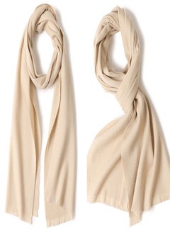 Buy Warm Solid Short Beard Wool Scarf in UAE