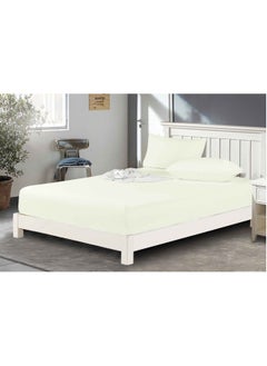 Buy Full elastic bed sheet with soft microfiber mattress cover in Saudi Arabia