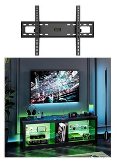 اشتري حامل تلفزيون مثبت على الحائط لأجهزة تلفزيون LED LCD OLED مقاس 32 إلى 70 بوصة في السعودية