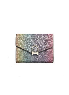 Buy Spring New Wallet Korean Style Buckle Vertical Small Wallet Women's Multi-card Short Coin Purse Zipper Card Holder in Saudi Arabia