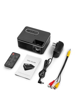 Buy Portable Mini LED Projector 320x240 Pixels 600 Lumens Projector Home Media Player Built-in Speaker in Saudi Arabia