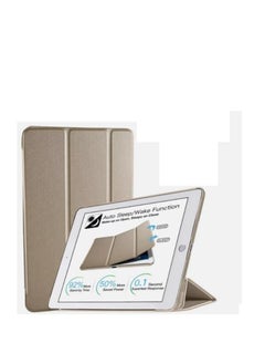 Buy Case for iPad Air 3 / Pro 10.5 inch, Lightweight Slim Soft TPU Trifold Stand Smart Cover with Auto Sleep/Wake for iPad Air 3rd Generation/Pro 10.5 inch (Gold) in Egypt