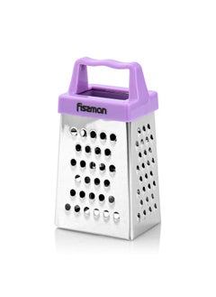 Buy 3-Sided Mini Grater Stainless Steel, Multifunctional Handheld Cheese Peel Ref Magnet 3Inch in UAE