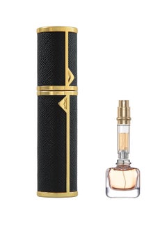 Buy Perfume Bottles Empty Refill, Perfume Atomizer, Refillable Portable Mini Perfume Atomizer, Perfume Spray bottle Atomizer for Travel, Leaking Proof, Luxury Leather, 5ml (Black) in Saudi Arabia