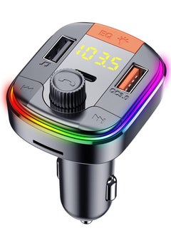 اشتري Fend FM01 3 Bluetooth FM Transmitter Handsfree Car MP3 Music Player USB Port Charger Hub في الامارات