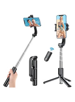 اشتري Portable Selfie Stick Tripod for iPhone - Versatile Selfie Stick Remote with Cold Shoe & 1/4" Screw, Phone Stand Tripod for iPhone 14 Plus 14 13 12 Pro Max Mini,Samsung Galaxy S22 Note 20, Pixel 6XL في الامارات